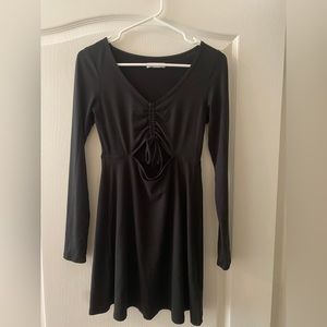 Hollister cutout cinch front jersey dress
